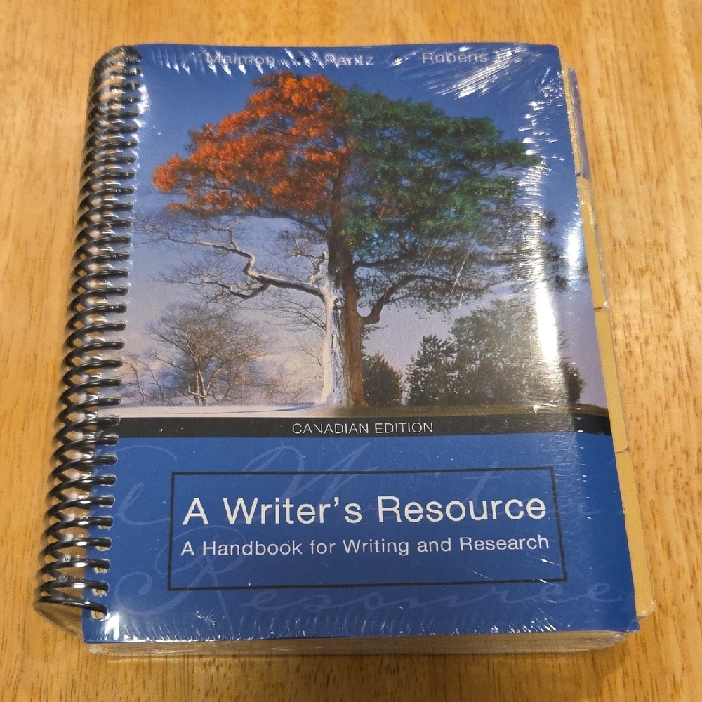A Writer's Resource - A Handbook for Writing and Research - Canadian Edition